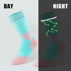 Sport's House運動之家女士中筒騎行襪專業毛巾底透氣運動襪子