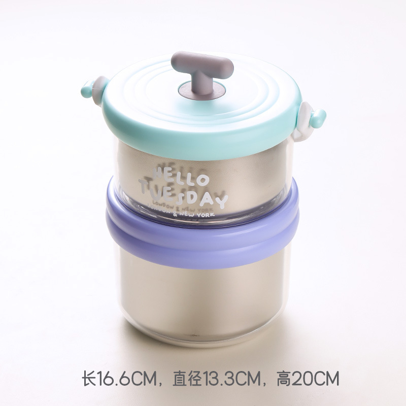 304不锈钢保温饭盒上班族保温桶小巧汤盒汤杯粥杯汤壶便携早餐盒|undefined