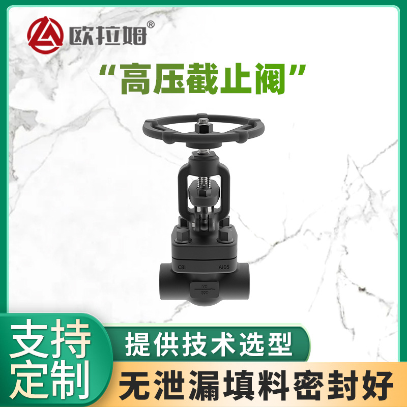 高压截止阀厂家 J61H-800LbC 模腔锻造 工艺严格 欧拉姆批发