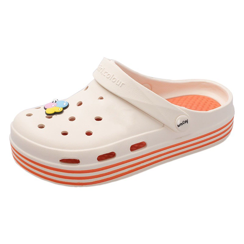 Сандалии eva, женская летняя модная Милая верхняя одежда на толстой подошве, женские сердечки, медсестры, рабочие сандалии Baotou оптом