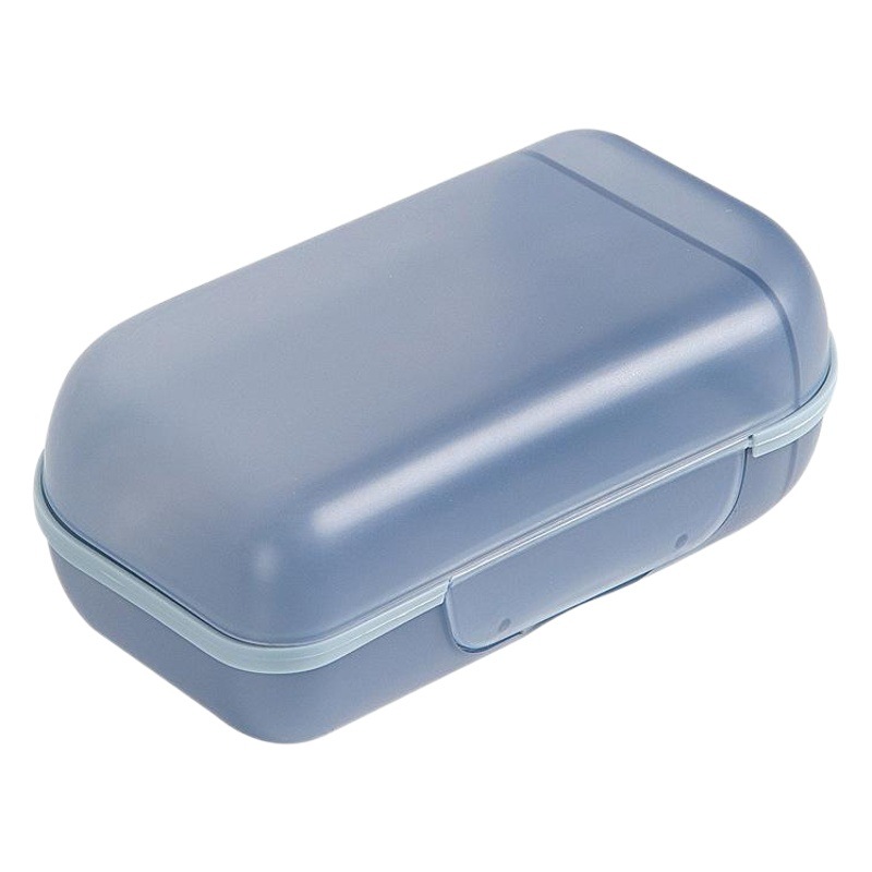 Caja de jabón de viaje con tapa estudiante dormitorio casa de baños sellada caja de jabón creativa portátil multifuncional caja de almacenamiento multi-red