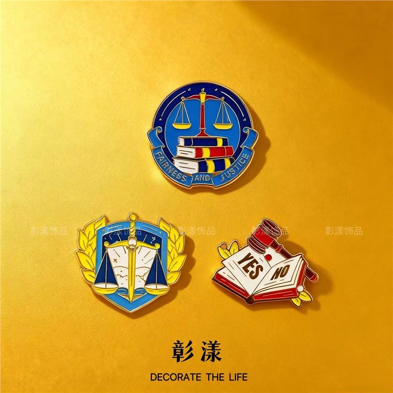 Niche Law Peripheral Metal Badge Pin Fairness and Justice Brooch Lawyer Lawyer Legal Worker Gift Niche Law Peripheral Metal Badge Pin Fairness and Justice Brooch Lawyer Lawyer Legal Worker Gift