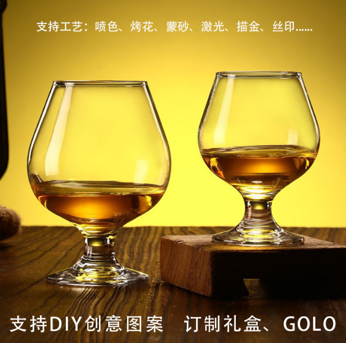 Bar gruesa copa de brandy copa de vidrio de cristal copa de vino blanco copa de whisky copa de vino isla de piedra copa de vino tinto