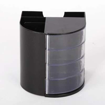 Creative and fashionable multifunctional pen holder, plastic pen holder, office stationery, storage round pen holder