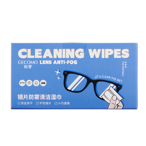 GECOMO lens anti-fog cleaning wipes disposable cleaning lens decontamination wipe mobile phone computer screen tissue