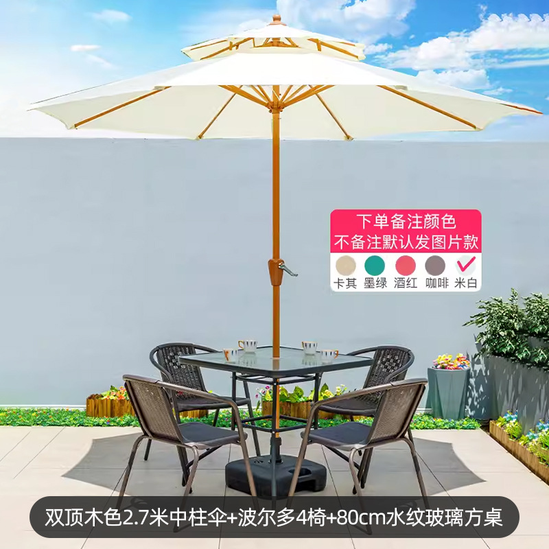 Juego de mesa y sillas de patio de hierro forjado con sillas de mimbre, para jardín