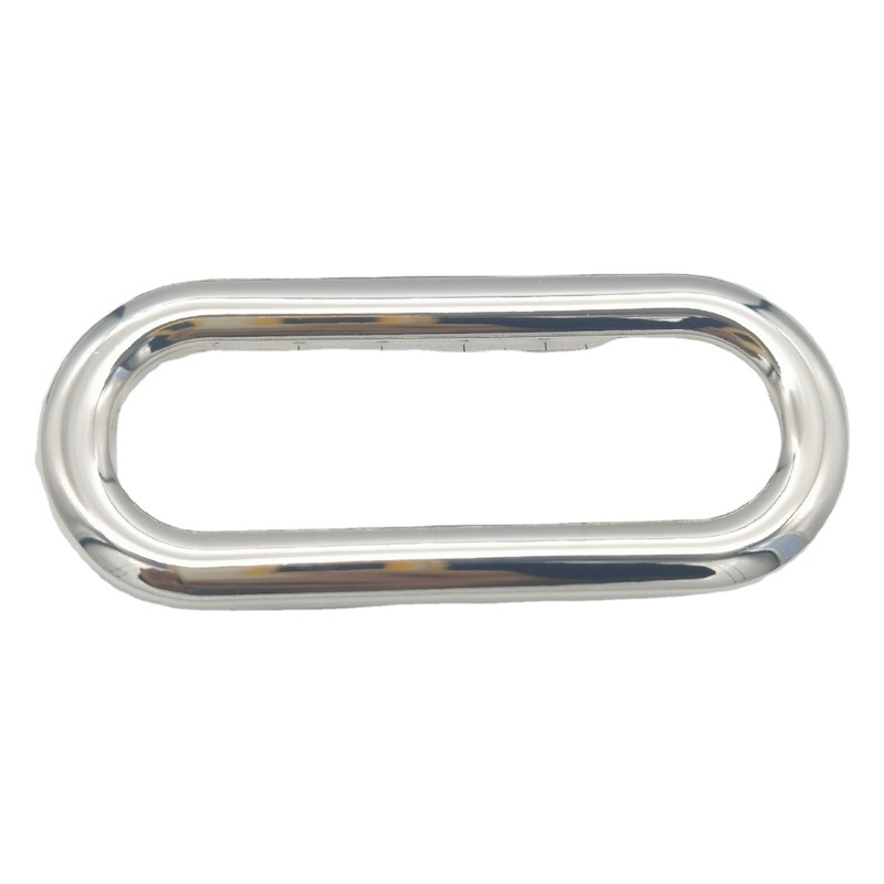 Oval-Shaped Metal Handle Storage Box with Iron Handle, Large Eyelet Storage Frame, New Trendy Style