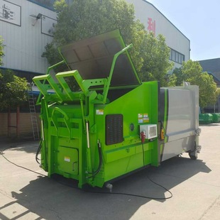 Mobile Garbage Compression Equipment Manufacturer Compression Garbage Transfer Station 12/18 Cubic Garbage Compression Host