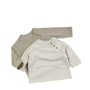 2025 New Spring Children's Sweater Class A Girls' Pullover Round Neck Solid Color Korean Boys' Top Long Sleeve