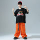 Children's Hip-hop Fashion Clothing Summer Children's Group Training Clothing Girls Jazz Dance suit Boys Hip-hop Performance Clothing