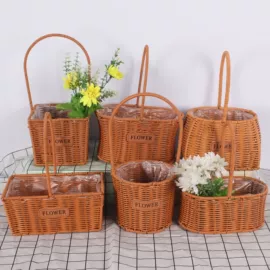 植物工艺品;藤编;收纳篮/筐