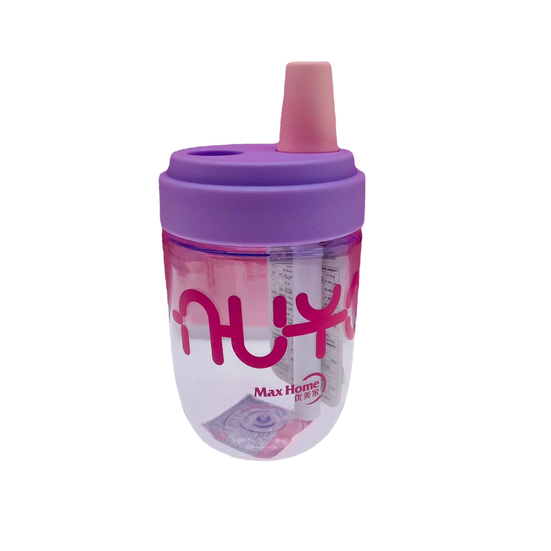 Leche taza de té carta Cola taza de agua al aire libre rebote cubierta taza de agua 450mL taza de paja portátil estudiante taza de plástico