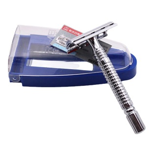 Jinda Japan-US 2003 Double-sided Shaver Old Razor Manual Razor Stainless Steel Blade Holder Scraper