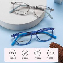 眼镜爆款儿童TR90眼镜框ppsu青少年镜架超轻硅胶一体防滑鼻托A809