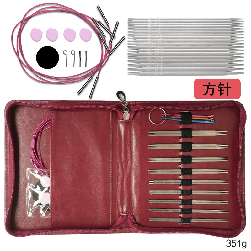 Трансграничная 9 ps политика из нержавеющей стали кольцевая игла свитер набор ручной вязки комплект съемная кольцевая игла