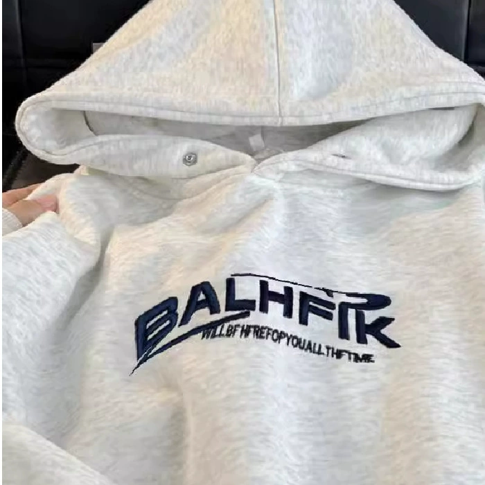 330 г хлопчатобумажная тяжелая буква с вышивкой американский свитер с капюшоном женский осень зима новый стиль пальто hiphop повседневный