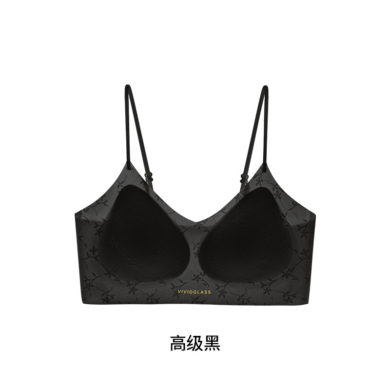 ミントファクター 12D アイスシルククール超薄型ジャカードレース下着リフティング通気性シームレスブラジャーサマーゼリー|undefined