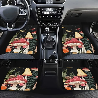 Avtomobil döşəmə paspasları — Dirt-Resistant, Wear-Resistant, Anti-Scratch Mats - x-car-floor-mat-34-3344cm-crystal-velvet-dot-plastic-bottom-two-piece-pack