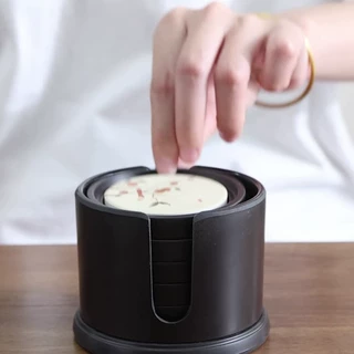电木茶杯垫茶杯托防烫办公室隔热垫五福茶道杯垫家用功夫茶具配件