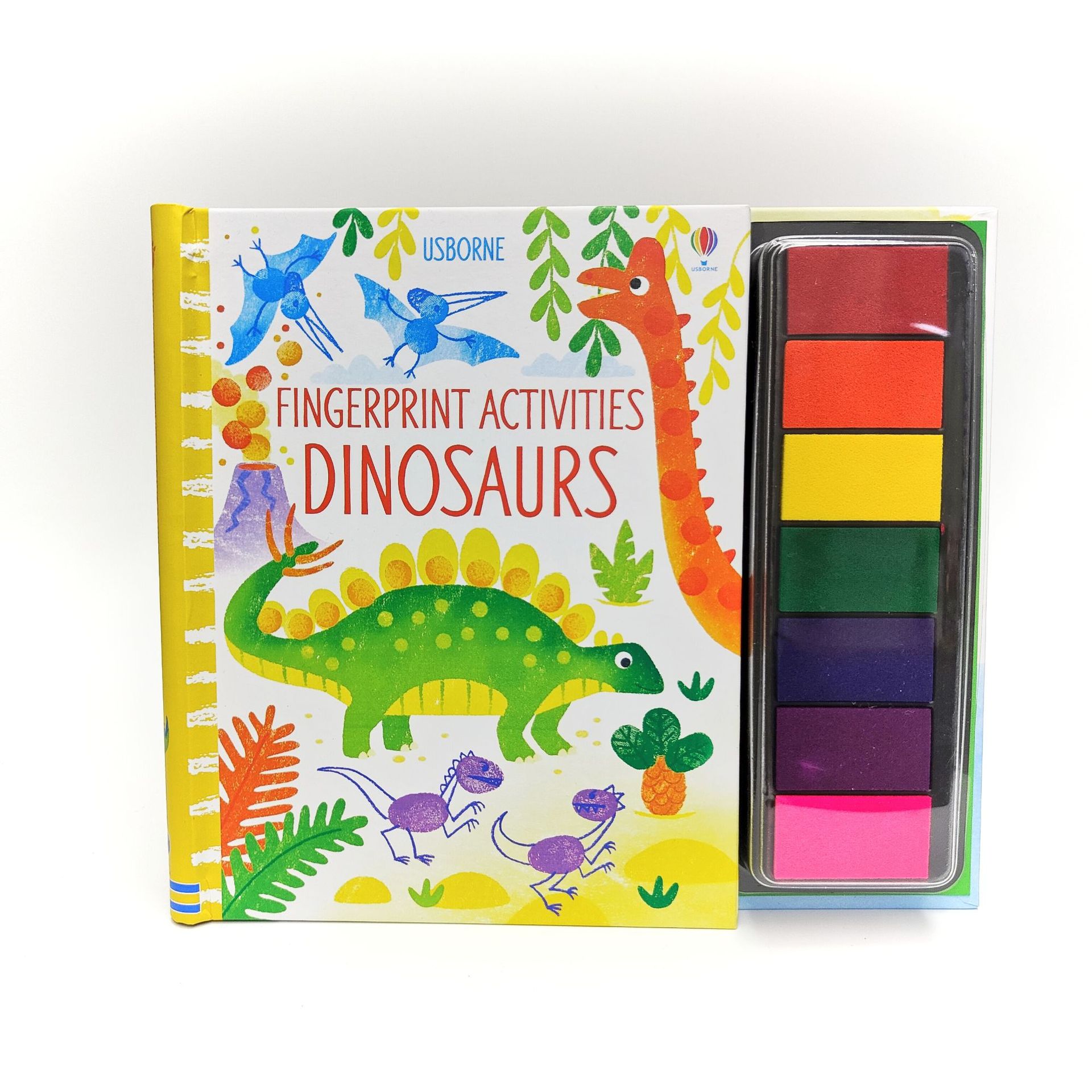 Libro de pintura con huellas dactilares para niños con sellos y tintas ecológicas juego creativo educativo