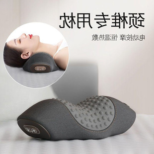 Cervical Pillow for Sleeping and Protecting Strong Vertebrae Massage Spine to Help Sleep Heating Non-traction Cylindrical Neck Pillow