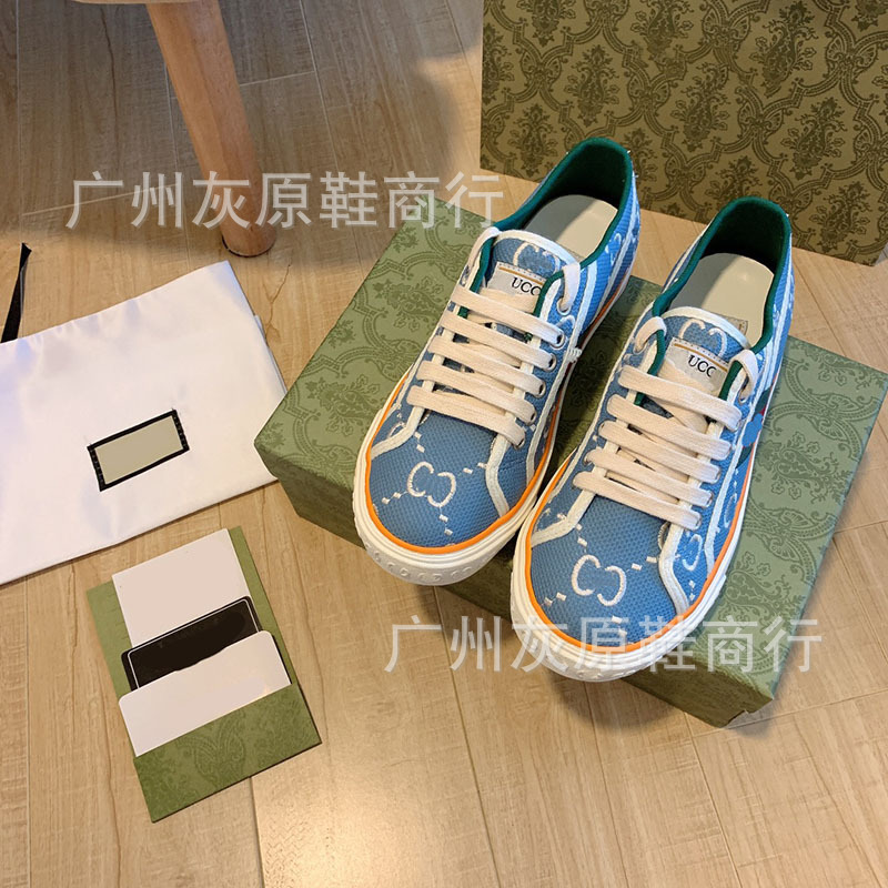 Y標高バージョンg家レトロ刺繍ズック靴1977老花男女カップル靴カジュアル白靴スポーツシューズ|undefined