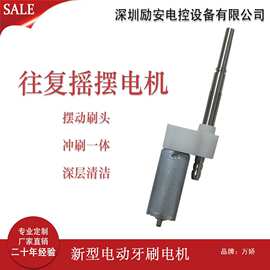 新型电动牙刷电机马达冲水挤牙膏往复摇摆刷牙一体空心轴牙刷电机