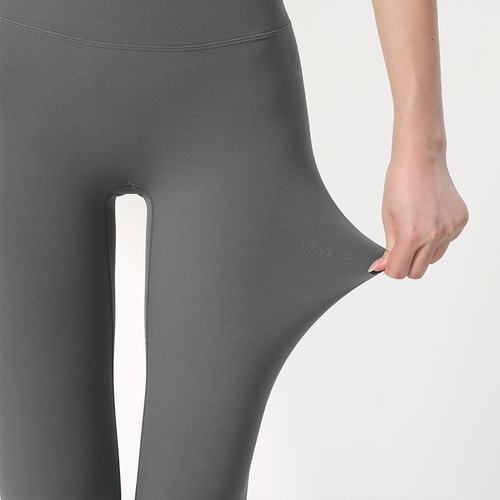 NULS Yoga Leggings High-Waist Buttock Lifting Exercise Fitness Pants Women Solid Color Tight Quick-Dry Beauty Buttock Nudity Yoga Shorts