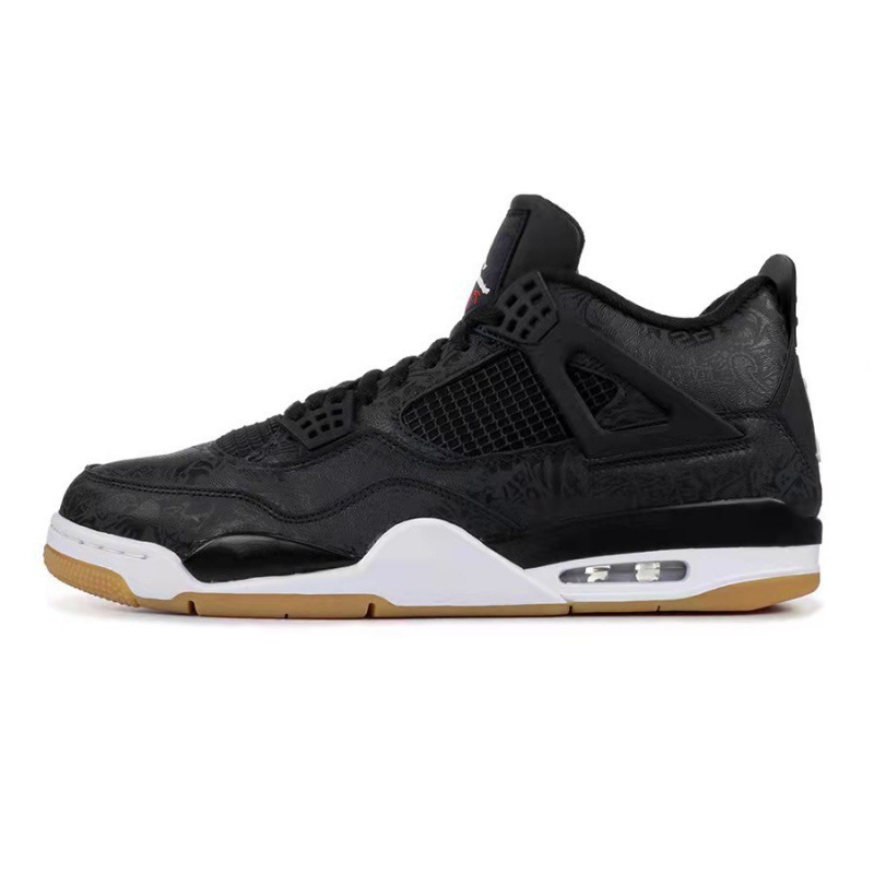 Putian zapatos de comercio exterior AJ4 rojo y azul Duan Duan lava caliente gran París Joe4 antideslizante desgaste zapatos de baloncesto deportivo universal image 28
