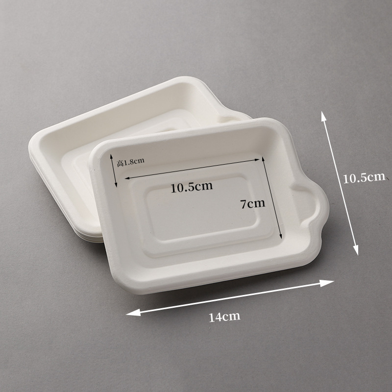 ケーキ皿使い捨て誕生日紙皿正方形パルプ皿4インチ6インチ8角皿紙トレイ分食皿|undefined