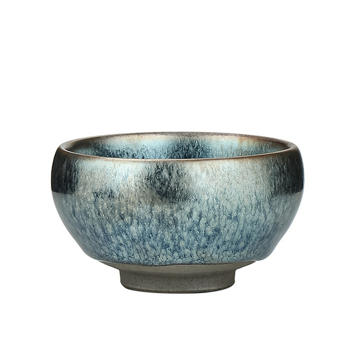 Iron tire cup, hundreds of flowers, built cup, built kiln tea cup, master cup, large tea cup, tea cup, tea bowl ceramic