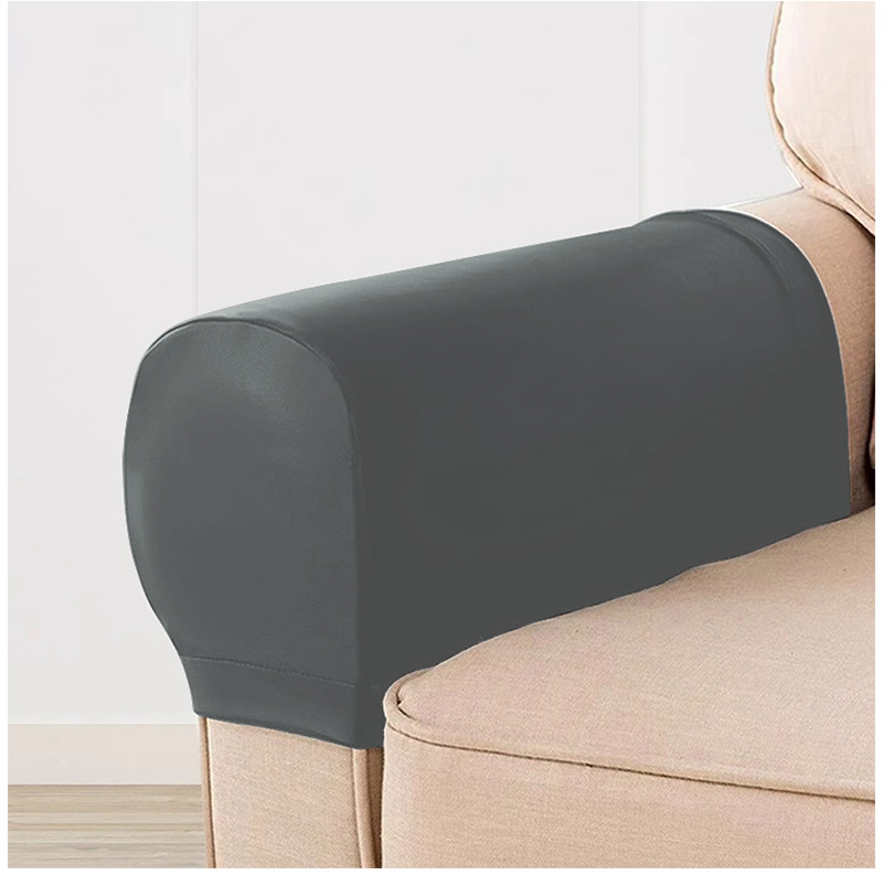 Guante de cuero gris claro