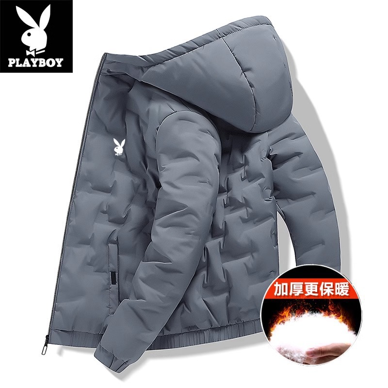 Tejido de alta densidad perfilado chaqueta de plumón hombre ropa de invierno vintage a prueba de viento engrosado chaqueta de herramientas de invierno de negocios ocio