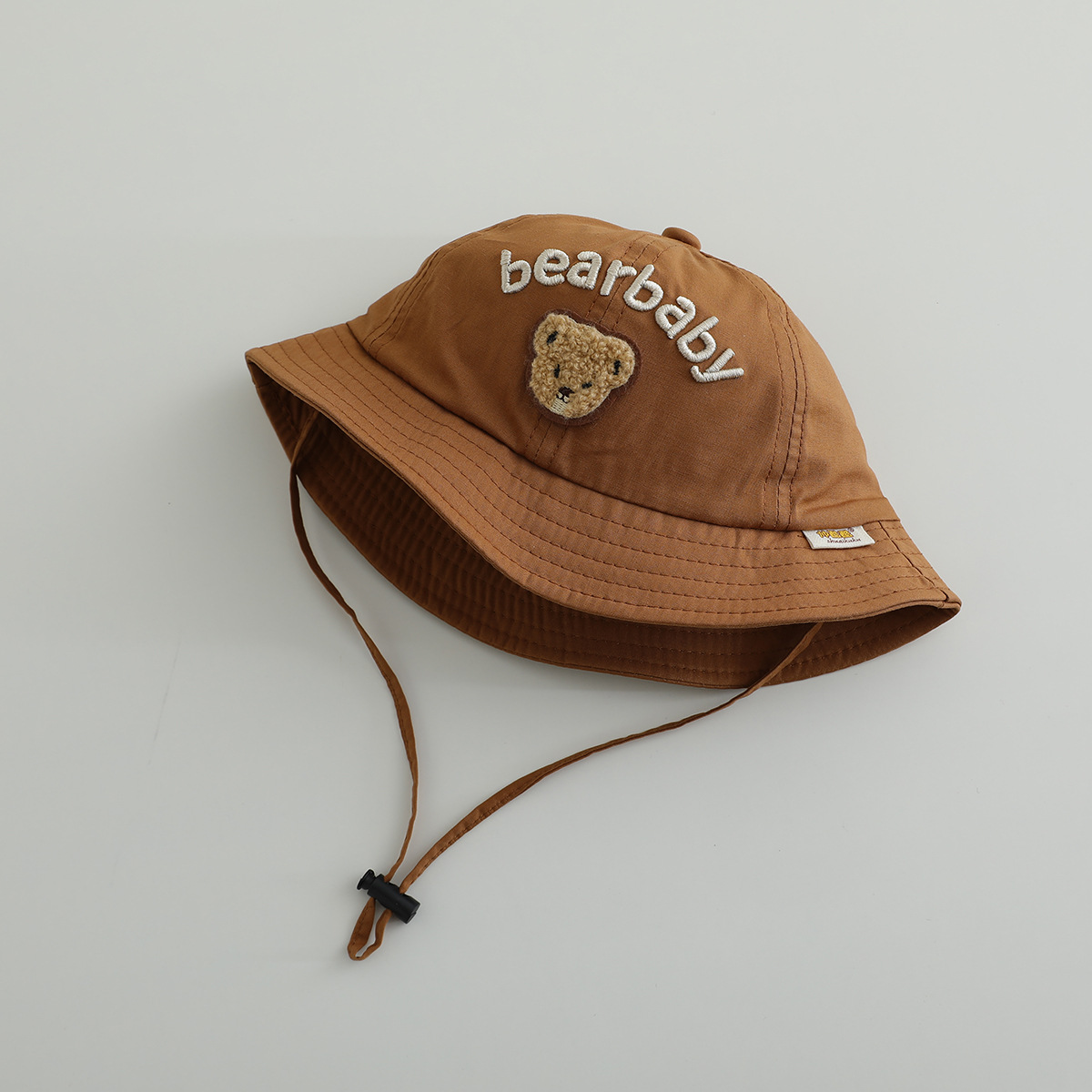 Sombrero de bebé primavera y otoño sombrero pescador sombrero oso pequeño sombrero de verano delgado sombrero de bisel grande sombrero de protección solar para hombres y mujeres