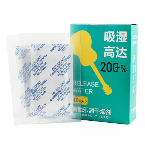 Special desiccant for musical instruments, guitar, ukulele, violin, universal dehumidification, mildew and moisture-proof agent, 10 bags in a box