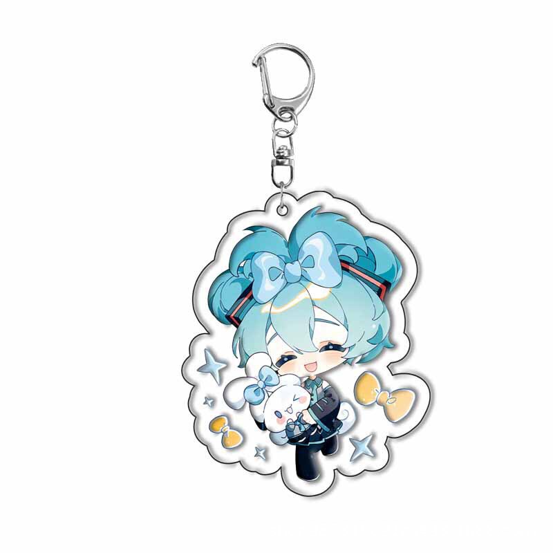 アニメ初音ミクキーホルダーアクセサリー初音二次元アクリルペンダントペンダント学生ギフトペンダント|undefined
