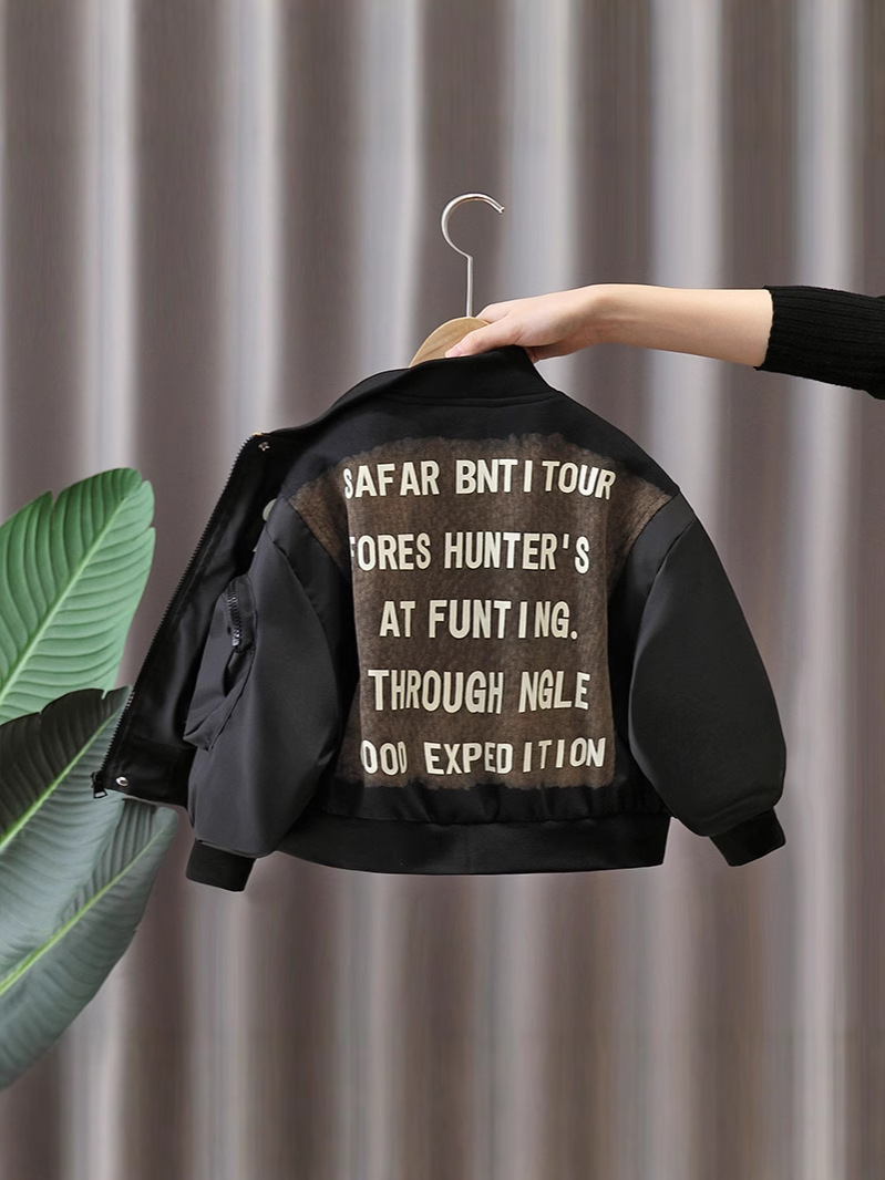 7849 uniformes de béisbol para niños modelos de primavera y otoño 2025 nuevos niños chaquetas de red primavera chaquetas de estilo occidental coreano