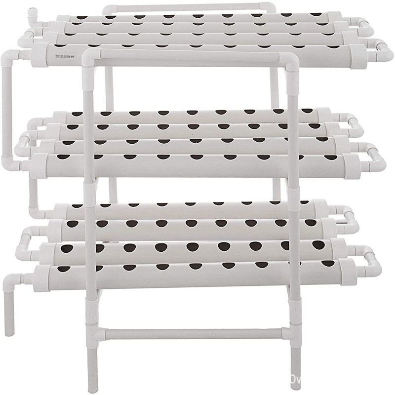 New three-layer 12-pipe 108-hole hydroponic planting machine soilless cultivation equipment pipe planting hydroponic system