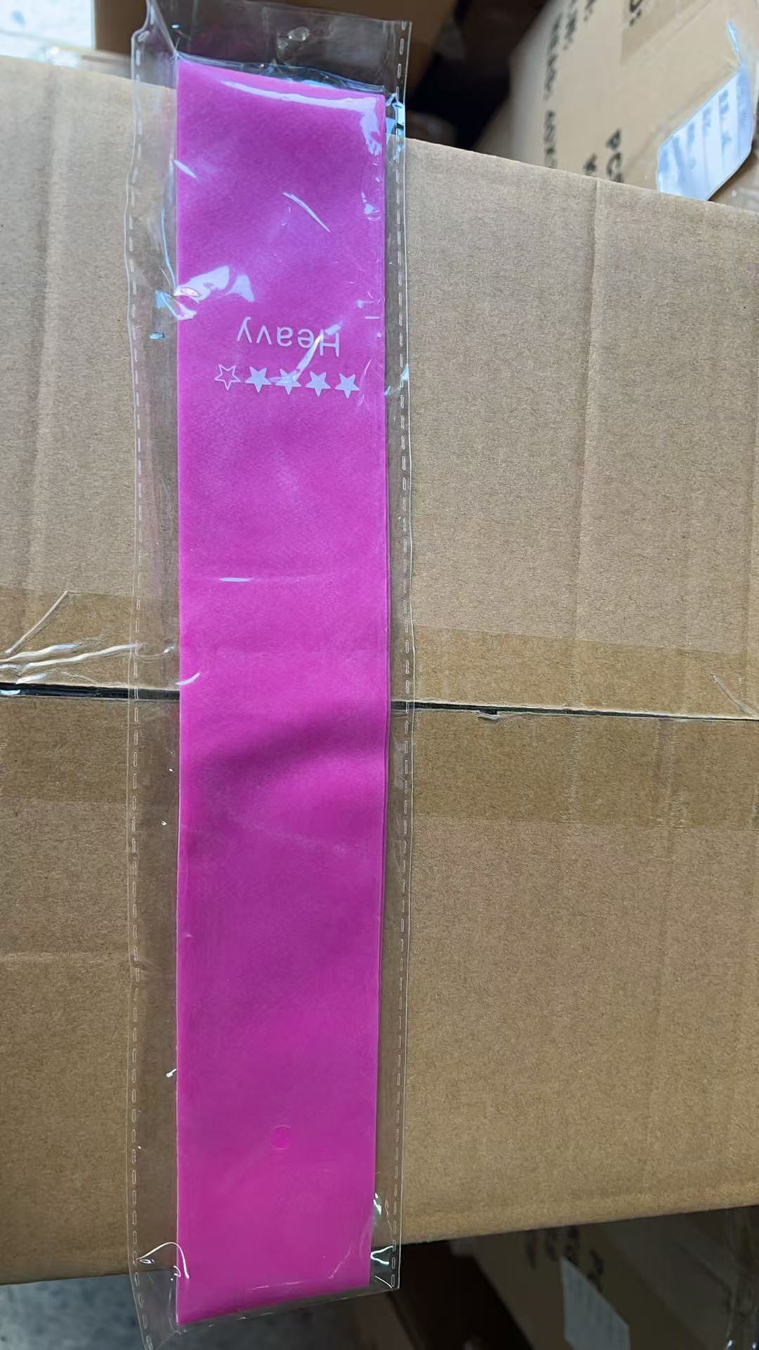 TPE-elastic ring rose red 600*0.5*0.9-30 pounds with label