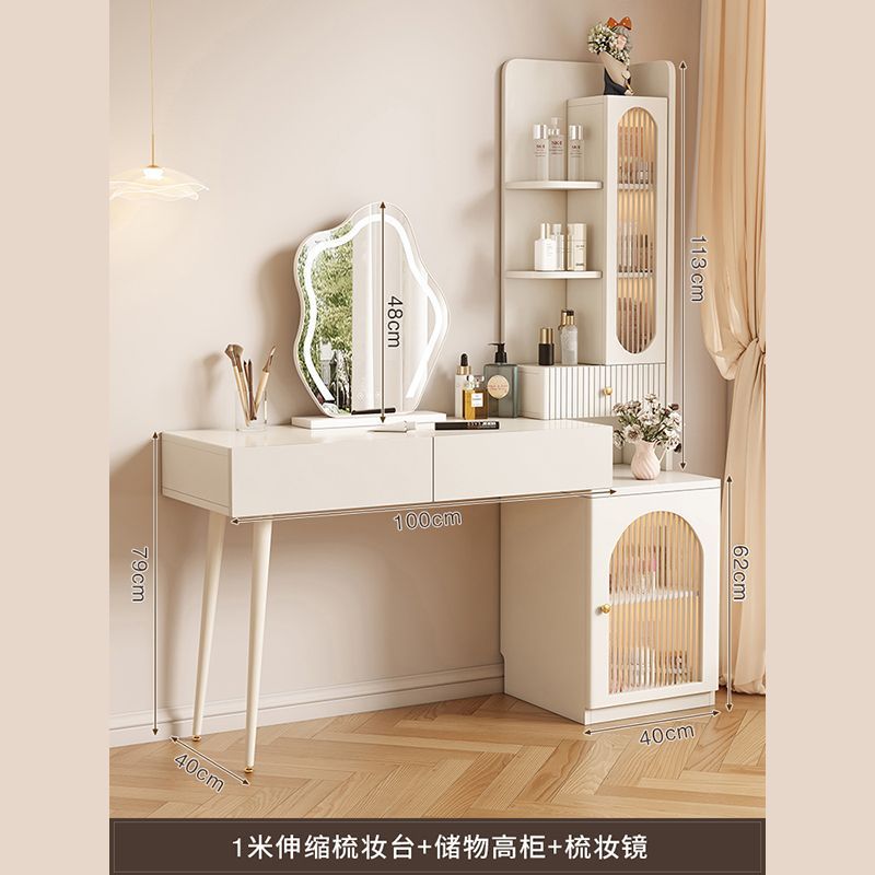 100CM 화장대 + 오른쪽 키큰장 + 거울