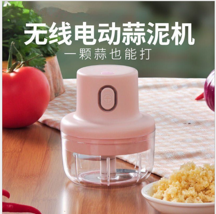 国境を越えた新型電動にんにく泥器にんにく器ミニにんにく器にんにく泥ミキサーにんにく蓉児童補助食器|undefined