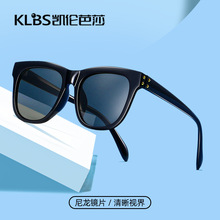 新款時尚太陽鏡女 tr90時尚墨鏡男尼龍片眼鏡現貨批發可一件代發