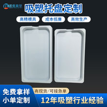 现货亚马逊吸塑包装塑料盒透明PET托盘PS白色吸塑内衬手机盒内托