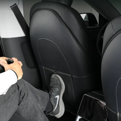 Chair back anti-kick pad, seat anti-kick pad rear protective