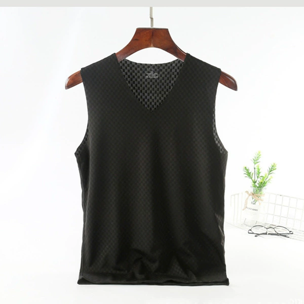 Mesh vest: black