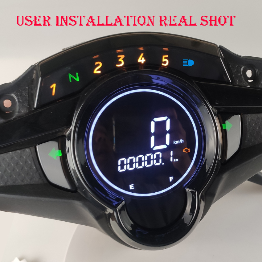 Lc135 Women's Motorcycle Digital Instrument Assembly Mexico Italika At110Rt Road Code Meter Modification