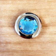 热销圆形金属内折叠桌面挂包钩银胚闪钻包挂钩礼品跨境现货活动代