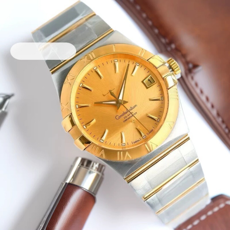 Men's and women's couple watches, Ouya Double Eagle Constellation Series Seagull 600m men's fully automatic mechanical wristwatch, gold watch Men's and women's couple watches, Ouya Double Eagle Constellation Series Seagull 600m men's fully automatic mechanical wristwatch, gold watch