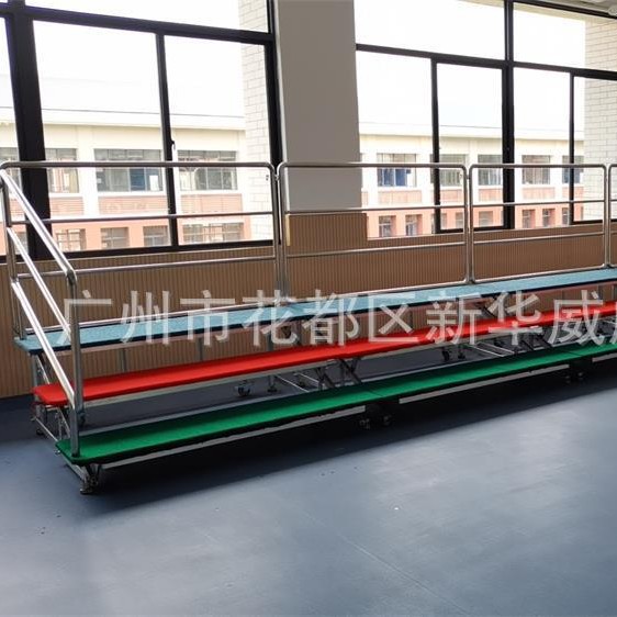 专业生产学校合唱台、折叠式合唱台、 三层演出合唱台、合影站架