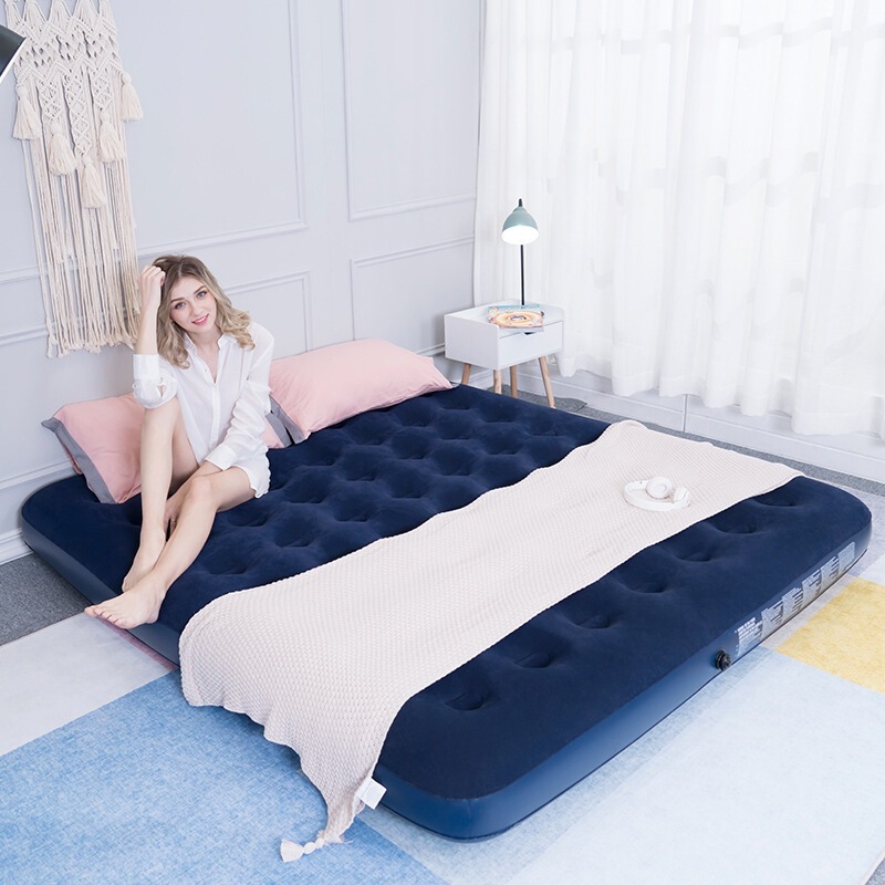 Intex Outdoor Inflatable Air Bed, Flocked Inflatable Bed, Camping Outdoor Inflatable Mattress, Thickened and Enlarged Air Mattress Intex Outdoor Inflatable Air Bed, Flocked Inflatable Bed, Camping Outdoor Inflatable Mattress, Thickened and Enlarged Air Mattress